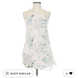 Women’s XS Floral Vacation Summer Beach Dress Sleeveless Sundress Casual Dress